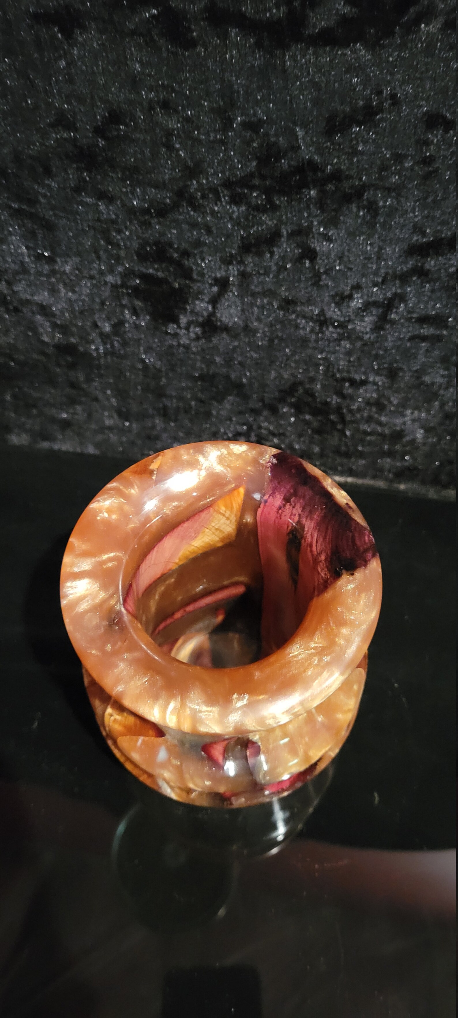 Vase en bois de cèdre et résine époxy / vase végétal / vase Etsy France