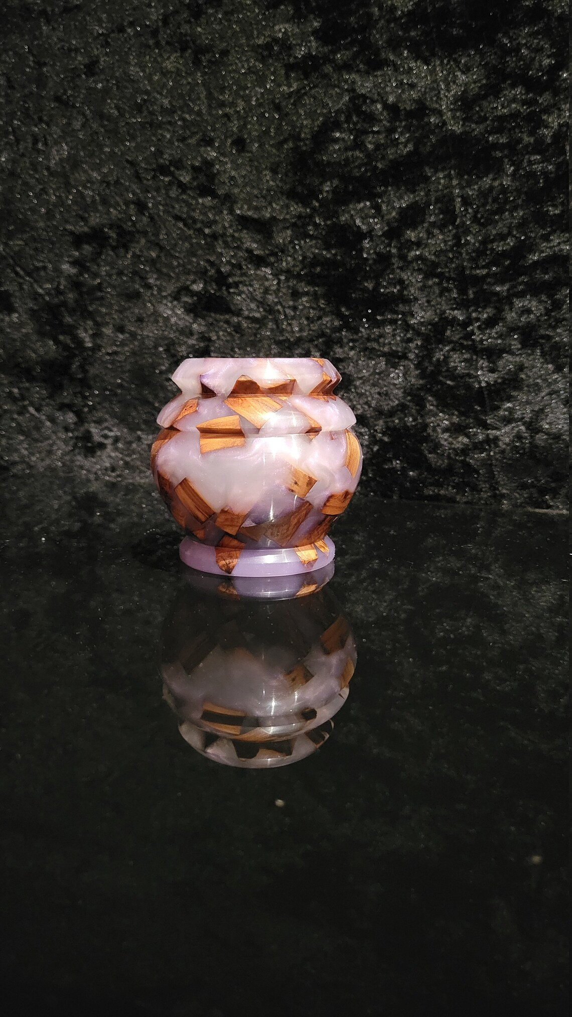 Wood & Epoxy Resin Vase / Plant Vase / Decorative Vase / Small Etsy