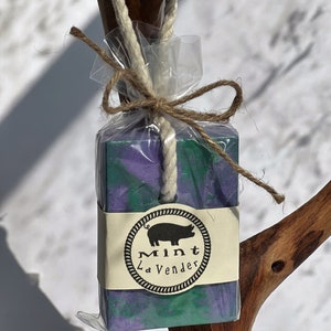 Mint Lavender Donkey Milk Soap