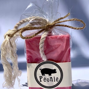 Peonie Donkey Milk Soap On a Rope