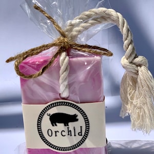 Orchid Donkey Milk Soap On a Rope