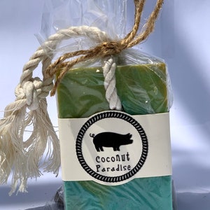Coconut Paradise Donkey Milk Soap On a Rope