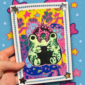 Armoured Froggy Greeting Card