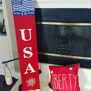 USA porch sign