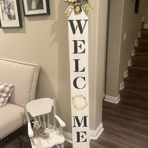 Lemon Welcome Porch Sign