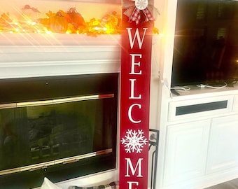 Christmas Welcome Porch Sign