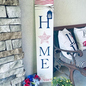 Home Patriotic porch sign