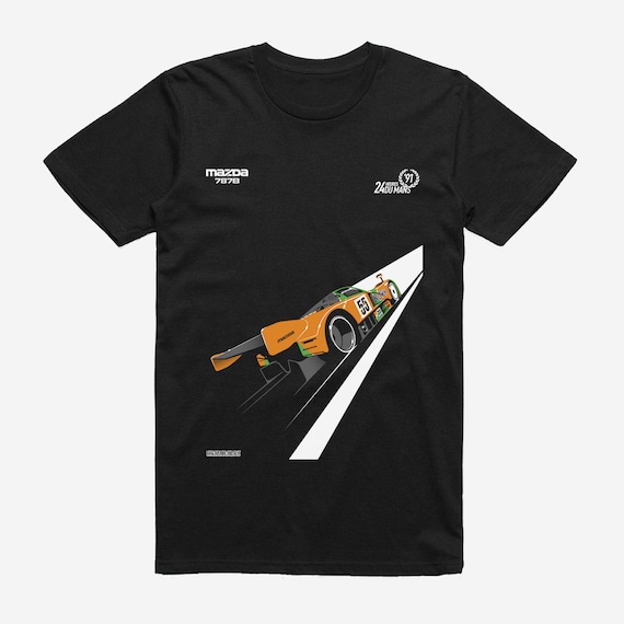 【THE MOZZ】Able Printing T-Shirt Mazda 787B T-shirt | Gift for Petrolhead | Le Mans | Race
