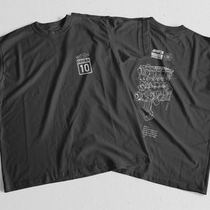 BMW E30 M3 T-Shirt | S14B23 tshirt | Gift For Petrolhead | Engine Drawing | Gift for him | Motorsport T-Shirt | Motorsport Art