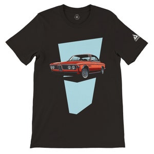 BMW E9 3.0 CSL T-Shirt | Gift For Petrolhead | Automotive T-Shirt | Motorsport T-Shirt | Motorsport Art