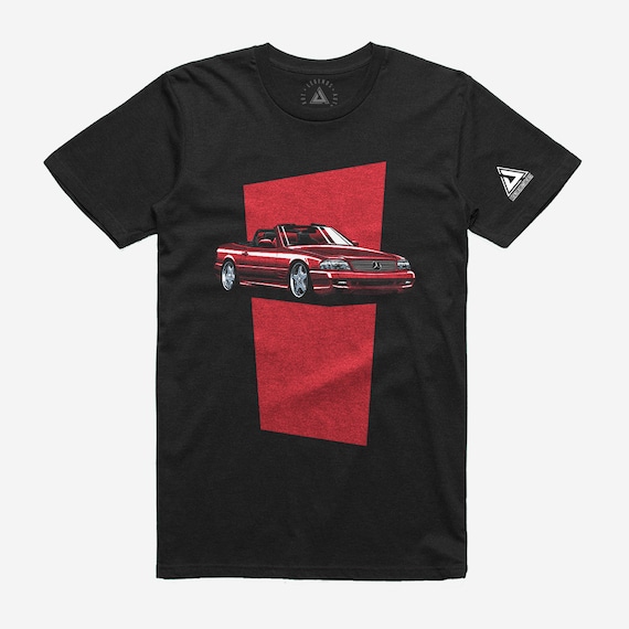Mercedes SL500 R129 T-Shirt | Gift For Petrolhead | Automotive T-Shirt | Motorsport T-Shirt | Motorsport Art