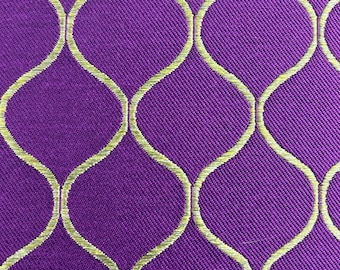60s 70s Vintage Decor Upholstery Fabric Geometric
