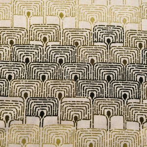 Neuer Dead Stock geometrischer Stoff aus den 1960er Jahren. Panton Eames Polster Dekor Mid Century Vintage. 2,40 m x 1,20 m Vintage Meterware.