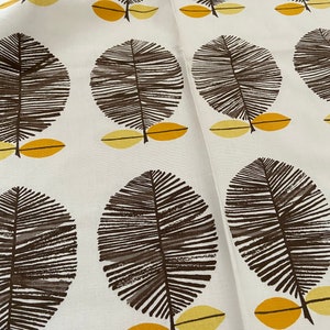Vintage Sven Fristedt &#39;Burma&#39; Curtains: Mid-Century Modern Swedish Textile