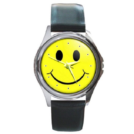 Smiley Face Smile Retro Cool Hip Round Unisex Wristwatch Smiley Face Smile Retro Cool Hip Round Unisex Wristwatch