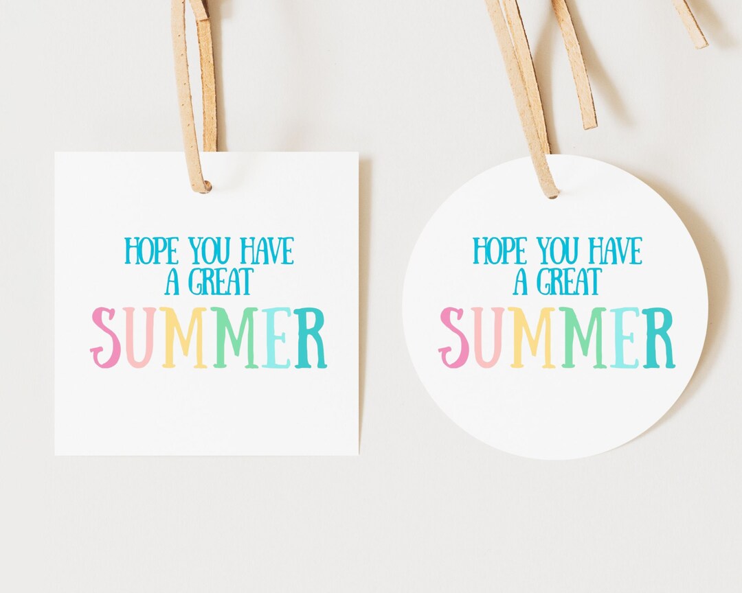 End of School Year Printable Tag Teacher Appreciation Tag - Etsy