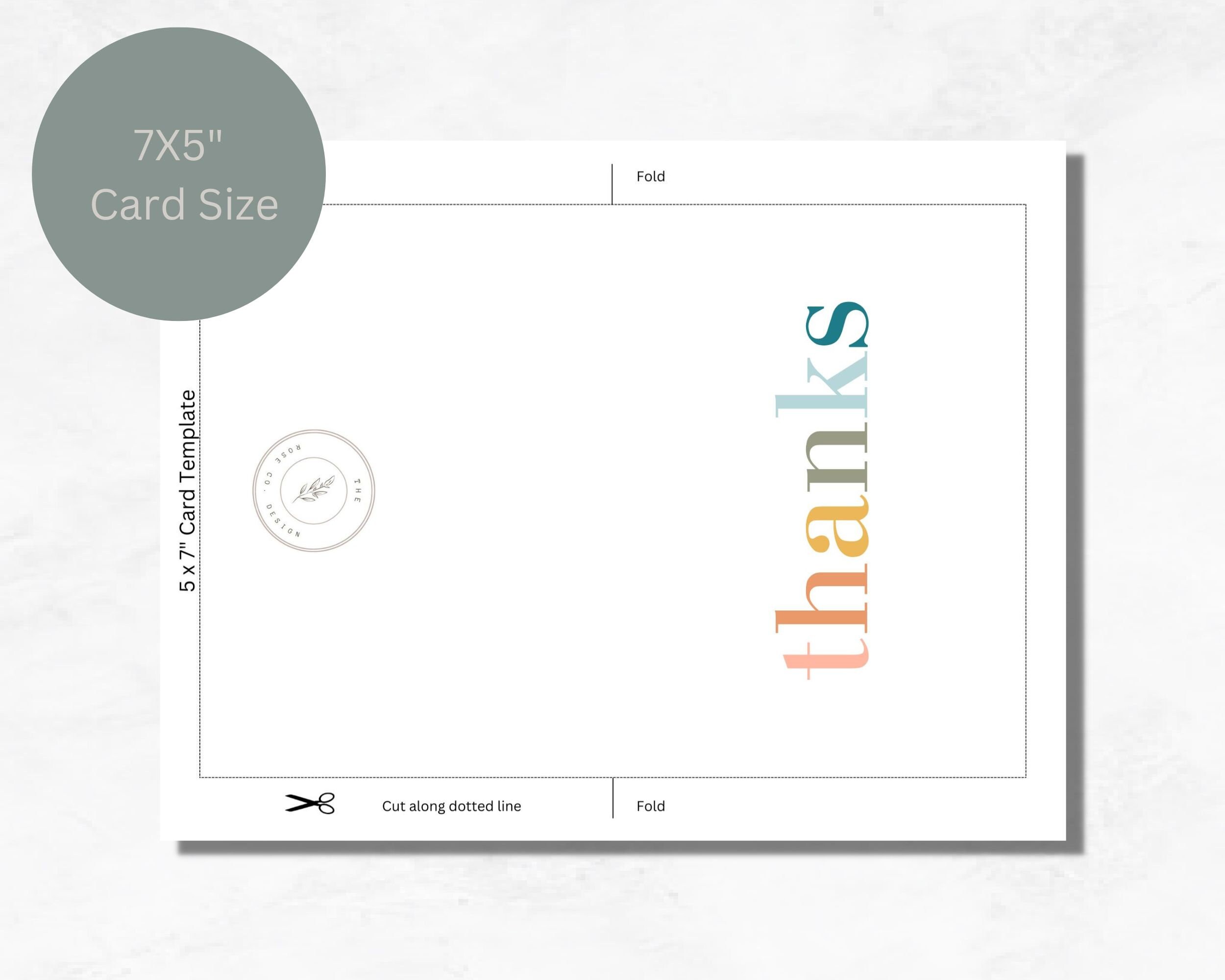 Thank You Printable Card Thank You Note Printable Thank You - Etsy Canada