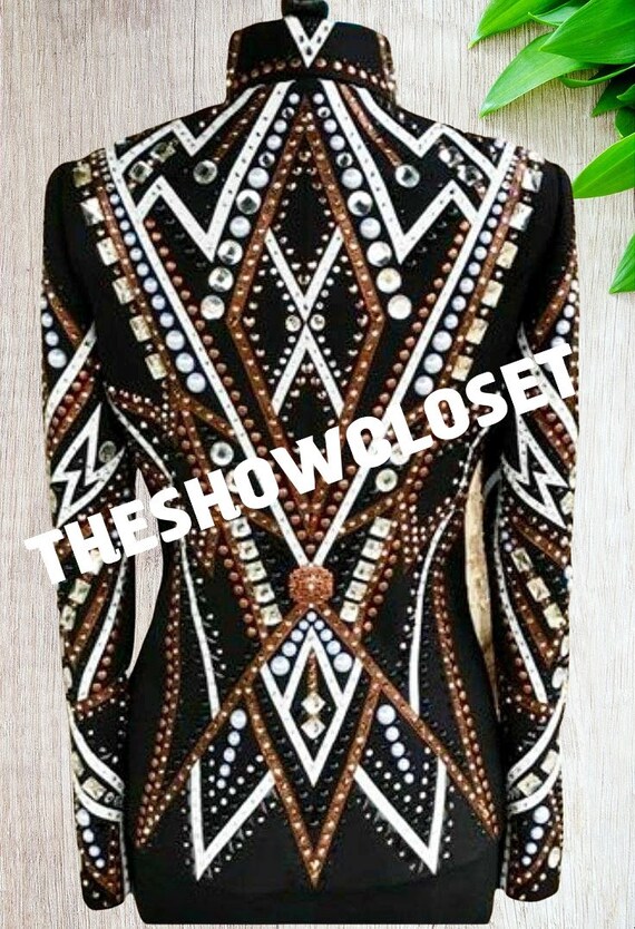 Women Western Show Jacket Custom Rodeo Queen Showmanship Horsemanship Show Jacket Western Pleasure Show Clothes Etsy Ireland
