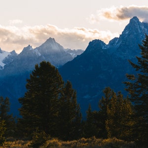 Teton Sunset - Nature Fine Art Fotografie Print