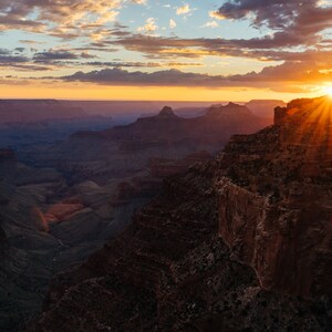 Grand Canyon Sunset  - Nature Fine Art Photography Print, Gift Idea, Southwest, Sunset, Arizona