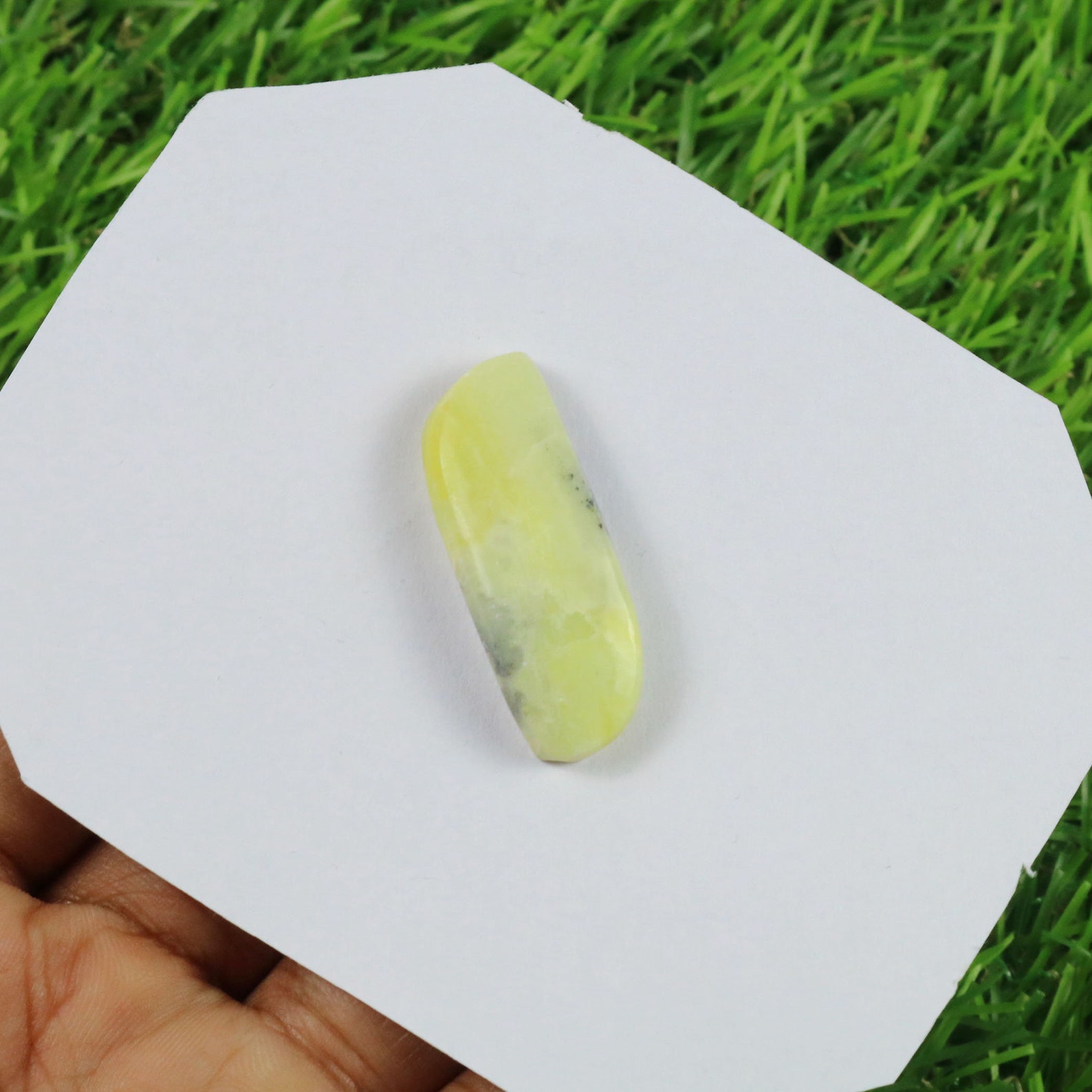 Elegant Natural Yellow Serpentine Loose Gemstone Beautiful Etsy