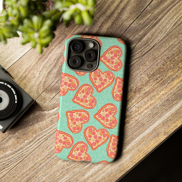 Heart Pizza Iphone Case / Heart Pizza / Phone Cases / Pizza Phone Case / Tough Case