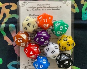 Divination Dice - Etsy