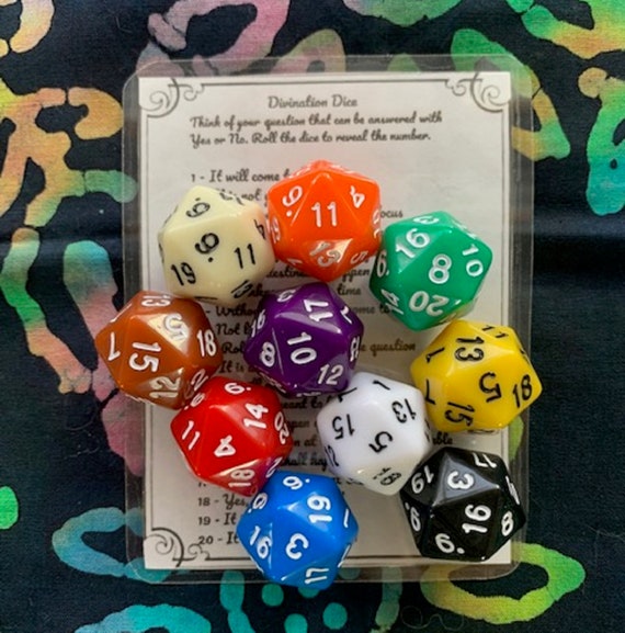 DIVINATION DICE Divination Tool Fortune Telling Kit Etsy