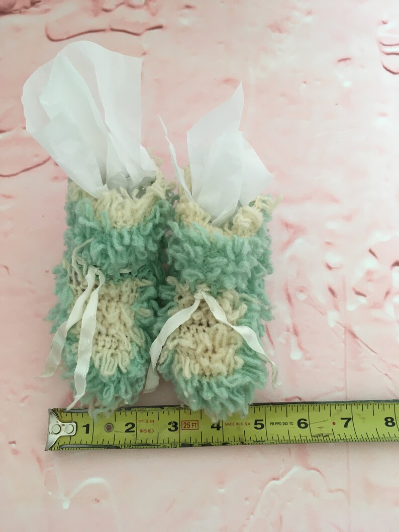 Vintage baby booties