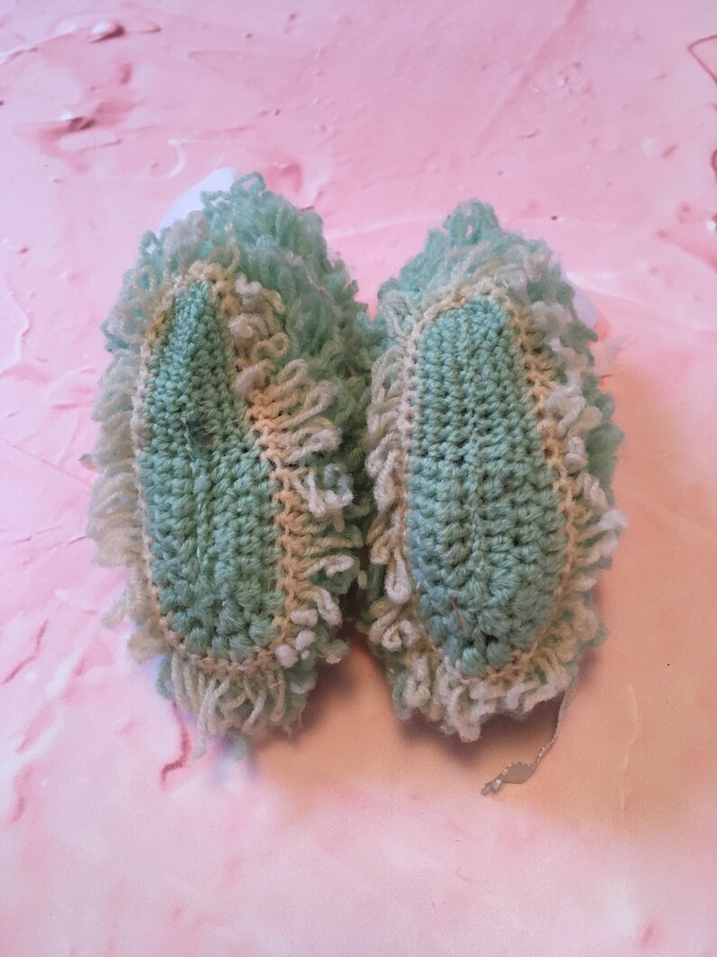 Vintage baby booties