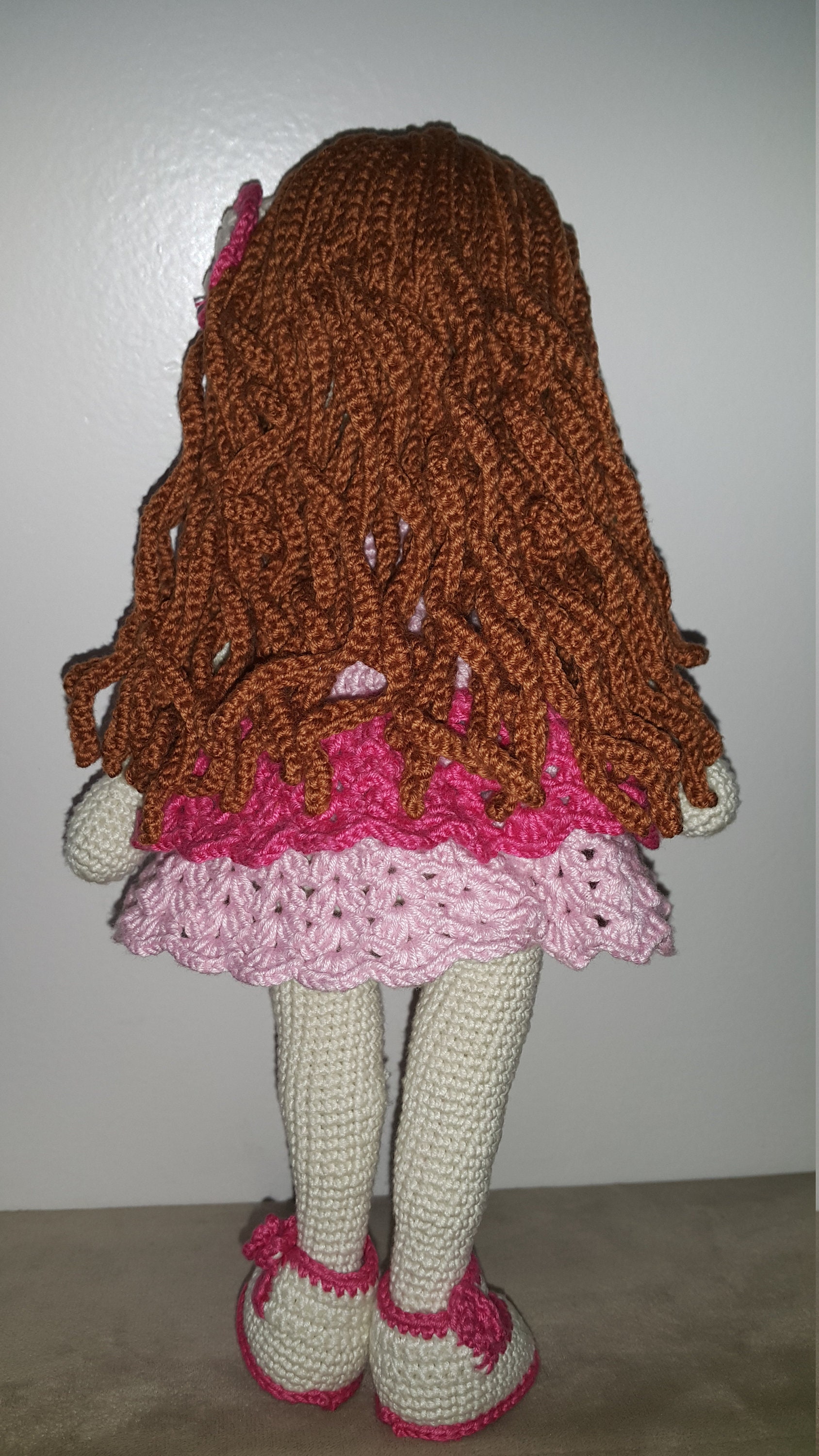 Colorful Skirt Crochet Doll Handmade Doll Amigurumi Baby Etsy