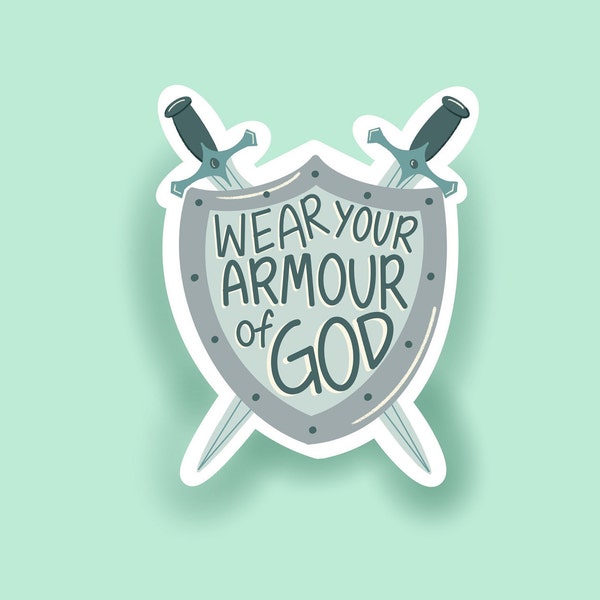 Armor of God Decal Etsy
