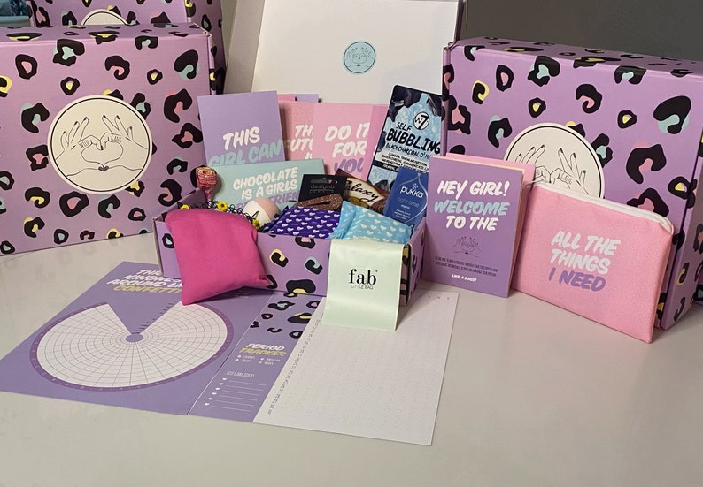 First Period Box Teen Gift Box Coming of Age Keepsake Box Etsy UK