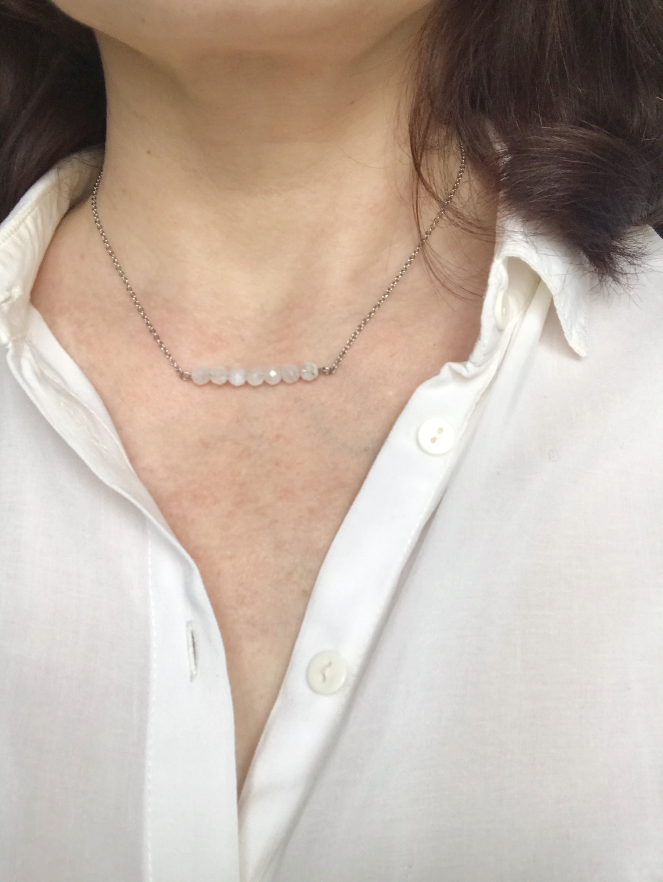 Hypoallergenic chain with stone elegant chain necklace with Etsy