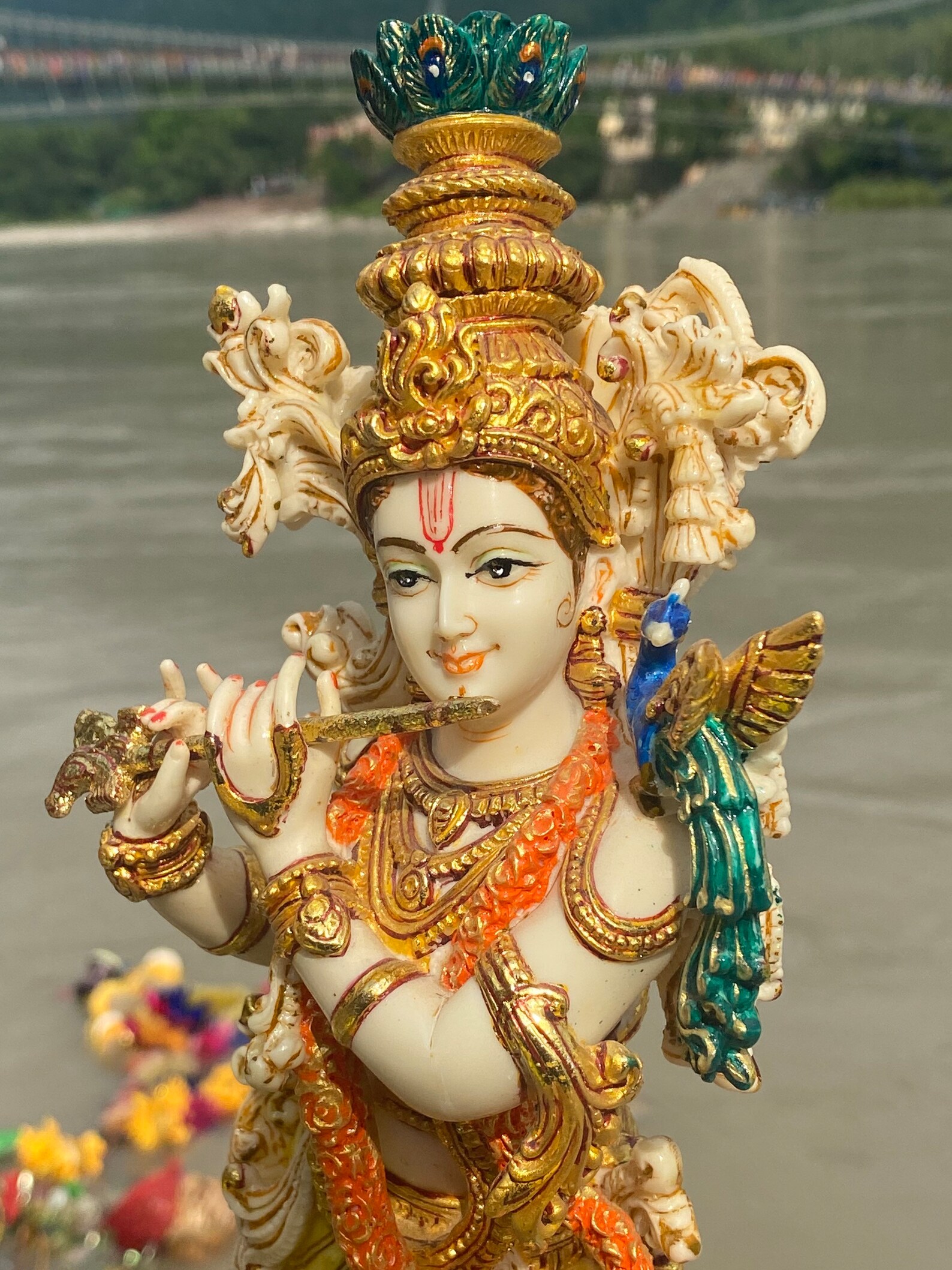 Lord Krishna Statue 36CM Krishna Lord Krishna Murti for Etsy