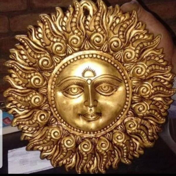 Copper Sun Wall Art Etsy