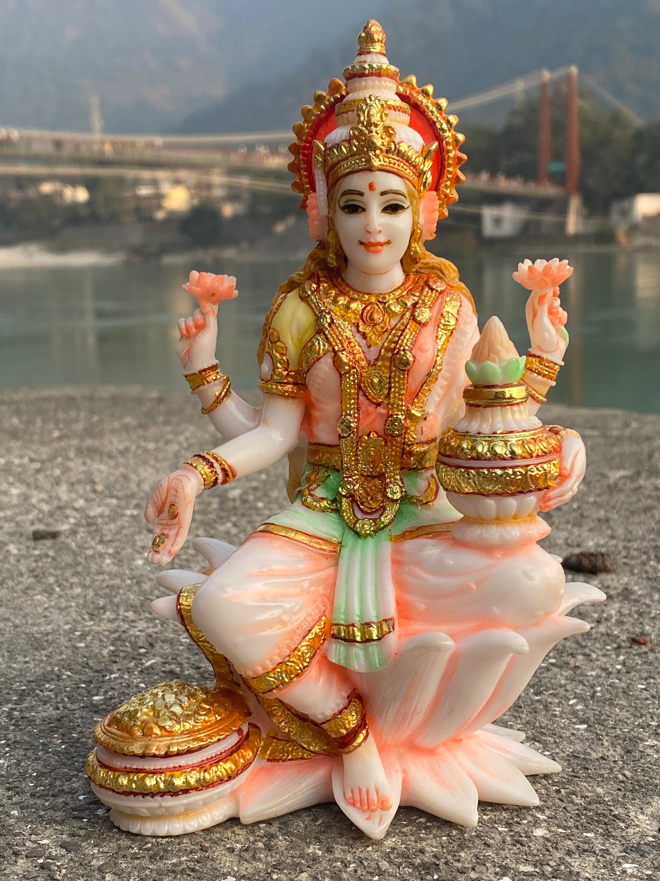 Lakshmi Goddess Home Statue 18CM Culture Marble Sitting Laxmi - Etsy Hong Kong Lakshmi Goddess Home Statue 18CM Culture Marble Sitting Laxmi - Etsy Hong Kong
