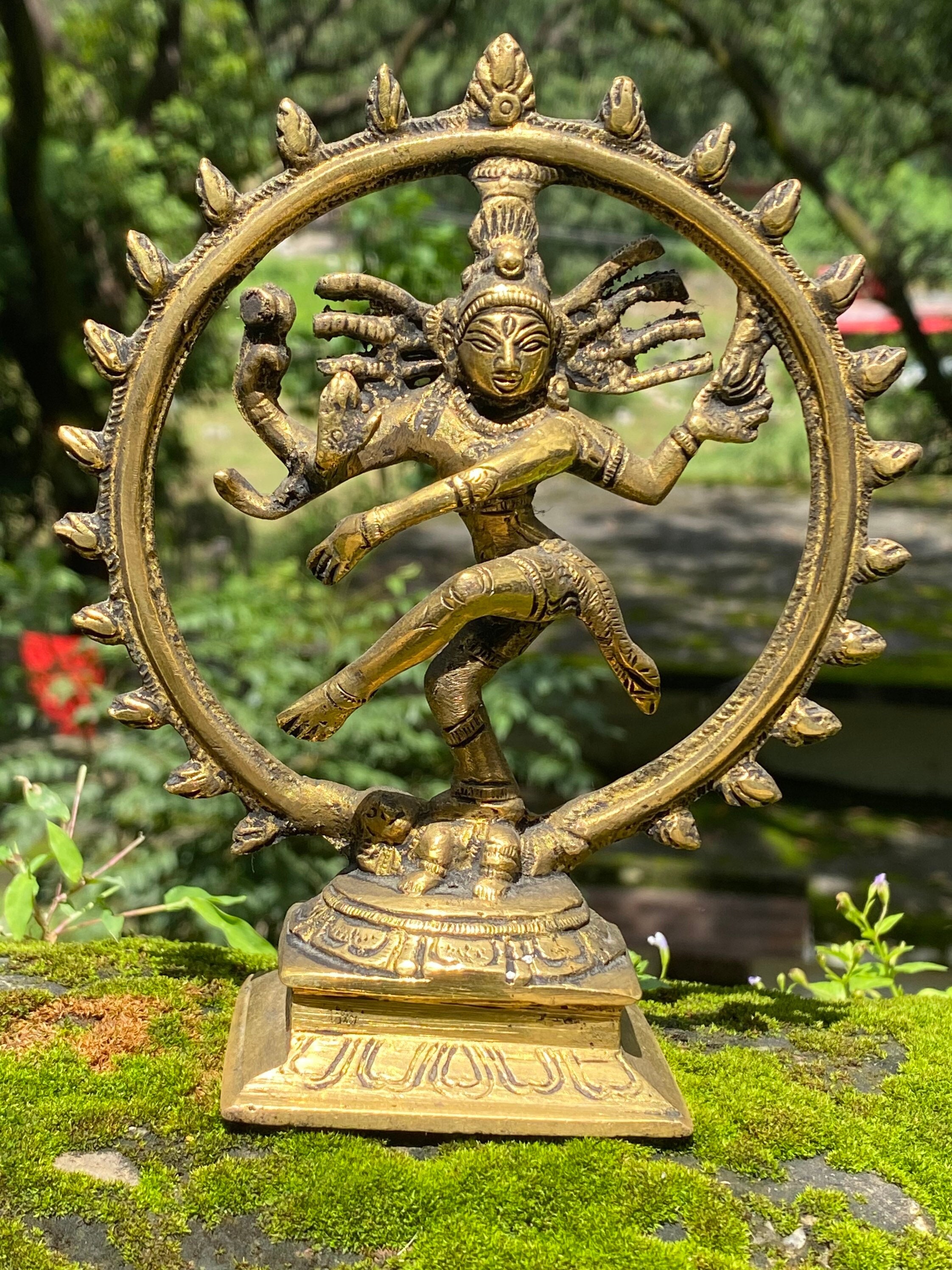Statue De Natraj En Laiton,