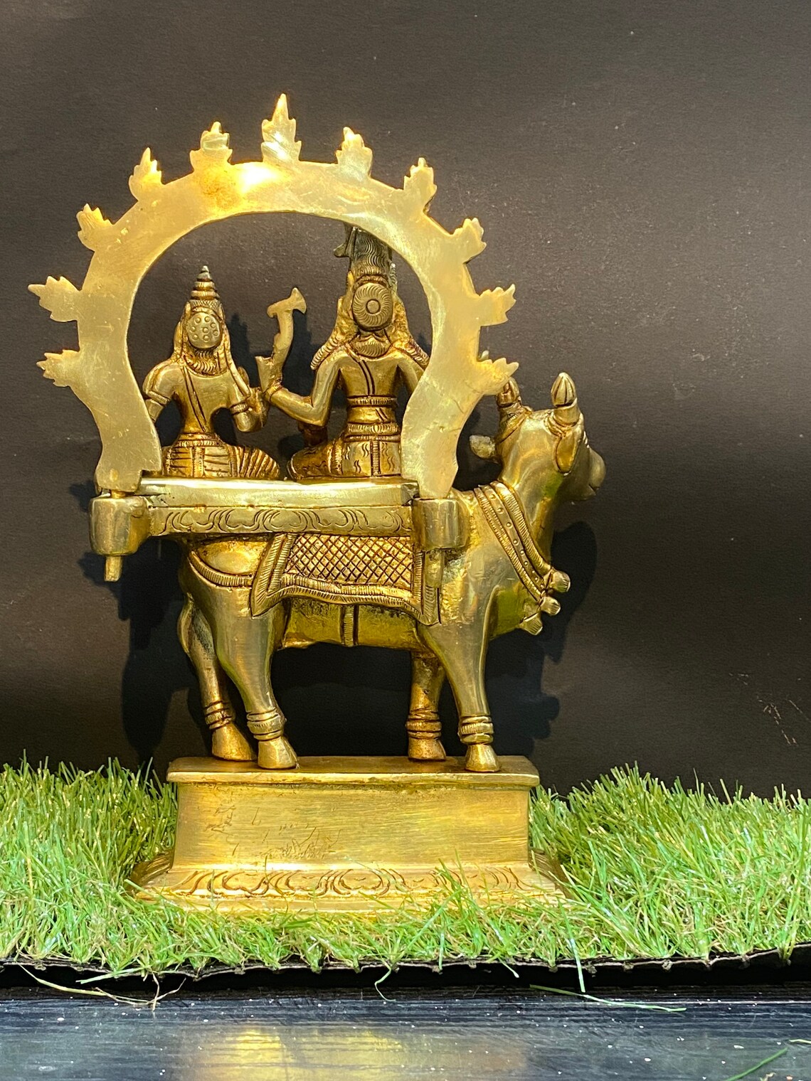 Brass Shiv Parvati Statue Lord Shiva Goddess Parvati Shiva Etsy