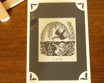Why Birds Sing - "The River" Greetings Card - Prentiss Taylor Illustration - Blank Inside