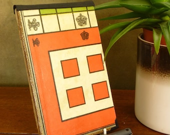 Upcycled Vintage Board Game A6 Hardcover Refillable Notebook Jotter