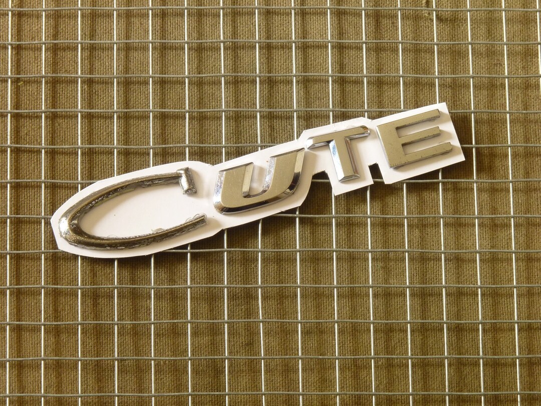 Static Car Letters Repurposed Car Vehicle Letters -