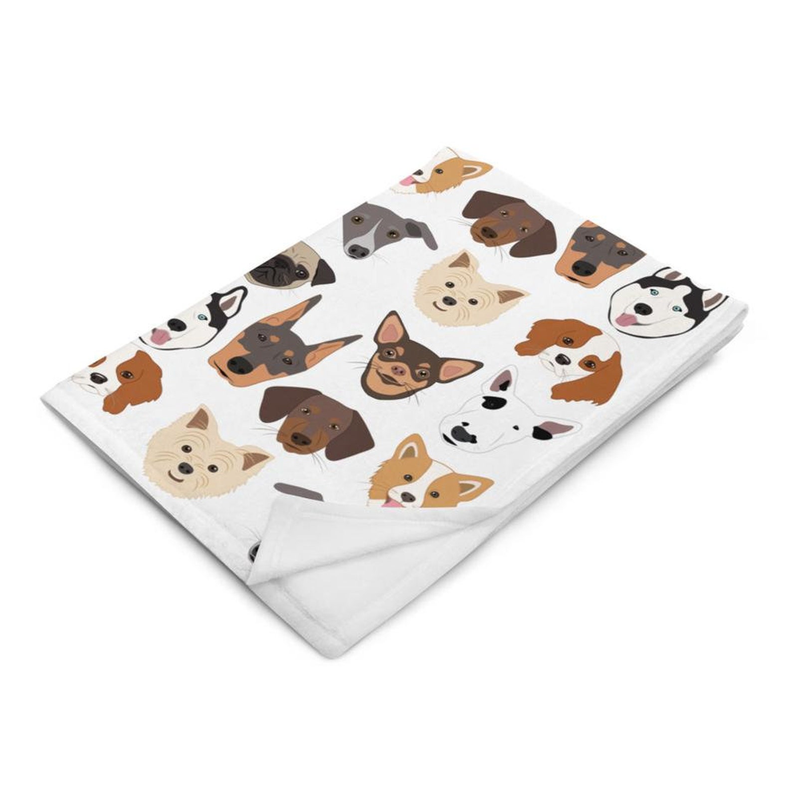 Dog Plush Blanket Puppy Blanket Cosy Pet Blanket Dog Lover Etsy UK