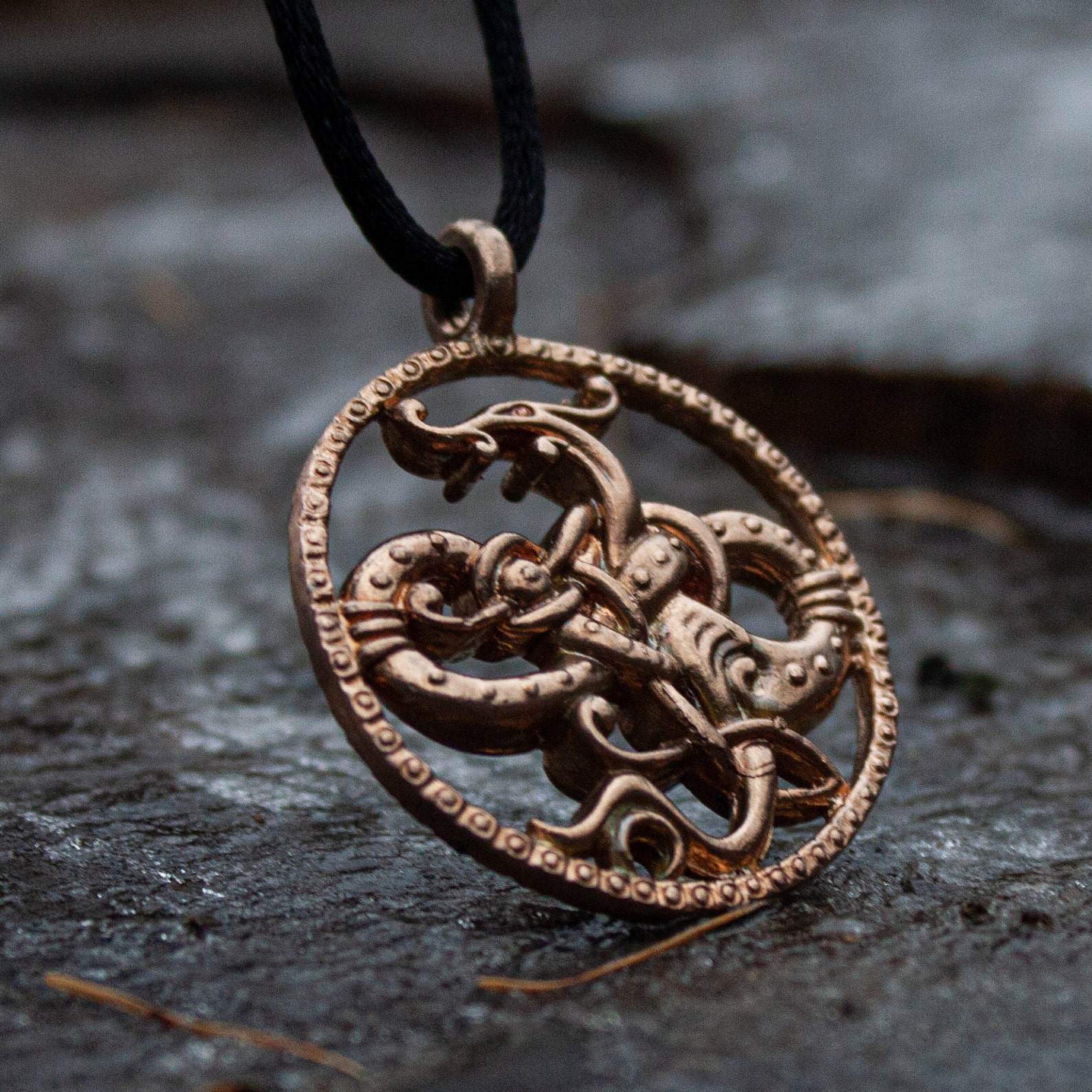 Jormungandr Pendant Viking Pendant Viking Necklace Viking Etsy