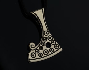 Axe of Perun, Norse Axe, Bronze Axe Pendant, Scandinavian Pendant, Norse Mythology Gift, Ancient Artifacts, Viking Necklaces