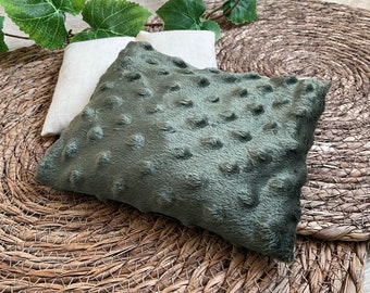 Borsa dell'acqua calda con semi di girasole secchi - Custodia Minky