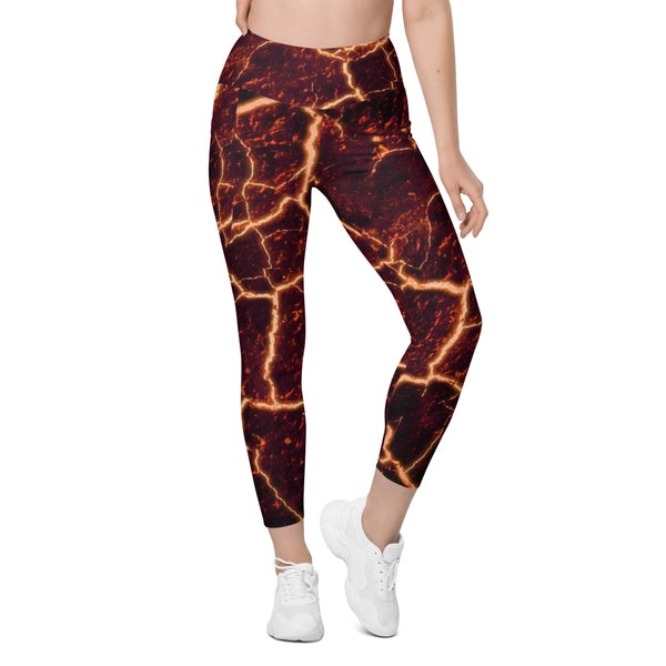 Leggings mit Taschen "Lava"