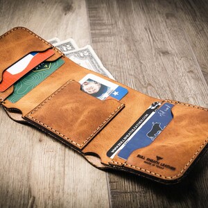Leather Wallet Template & Pattern for Laser Cut and Print Cdr, Dxf and ...