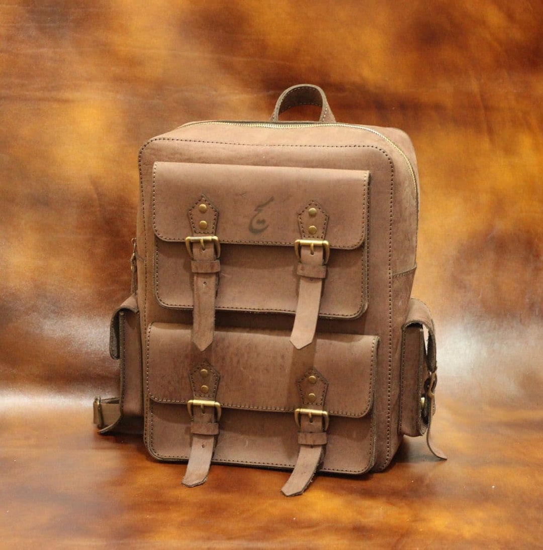 Leather Backpack Template & Pattern for Laser Cut and Print Cdr, Dxf