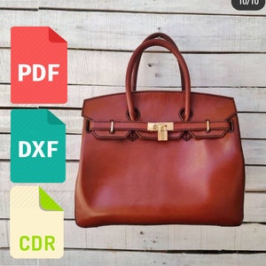 Modèle et modèle de sac en cuir pour femme pour découpe laser et impression cdr, dxf et fichier pdf